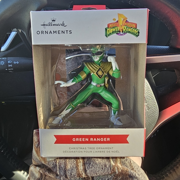 ♡Hallmark's Green Ranger Ornament♡ - Picture 1 of 1